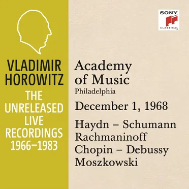 Vladimir Horowitz in Recital at Academy of Music Philadelphia December 1 1968