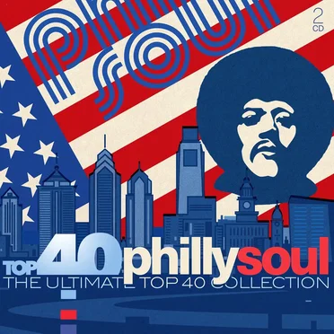Top 40 Philly Soul by Various Artists - album cover
