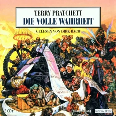 Die volle Wahrheit by Terry Pratchett - album cover