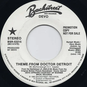 Theme From Doctor Detroit