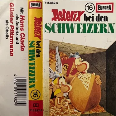 Asterix 16: bei den Schweizern by René Goscinny - album cover