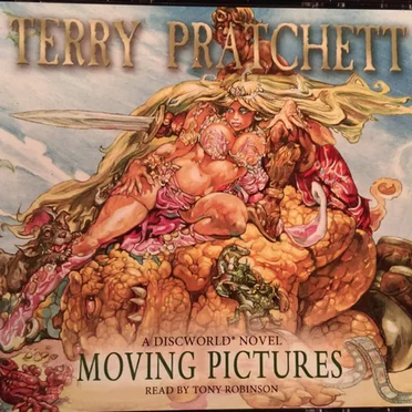 Moving Pictures by Terry Pratchett - album cover