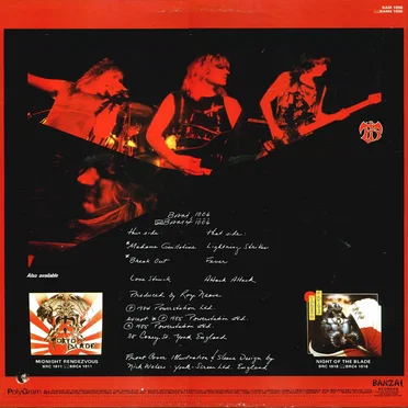 Madame Guillotine by Tokyo Blade - album cover
