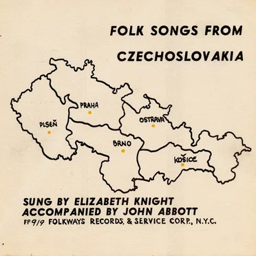 Folk Songs From Czechoslovakia by Elizabeth Knight - album cover