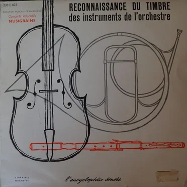 Reconnaissance du timbre des instruments de l'orchestre by La Classe d'orchestre du Conservatoire National de Paris - album cover