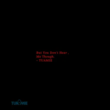 But You Don't Hear Me Though by Tuamie - album cover