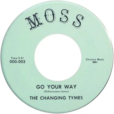 Go Your Way / She Laughed At Me by The Changing Tymes - album cover