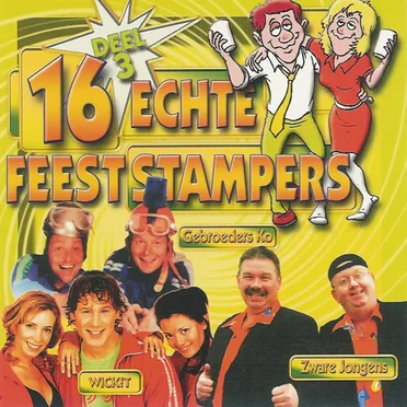 16 echte feeststampers, deel 3 by Various Artists - album cover