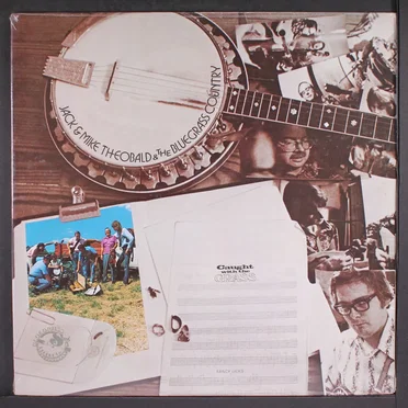 Caught With the Grass by Jack & Mike Theobald and the Bluegrass Country - album cover