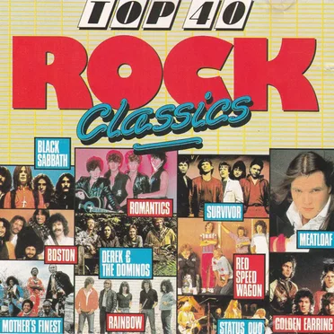Top 40 Rock Classics by Various Artists - album cover