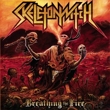 Breathing the Fire by Skeletonwitch - album cover