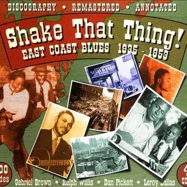 Shake That Thing: East Coast Blues 1935-1953 by Various Artists - album cover