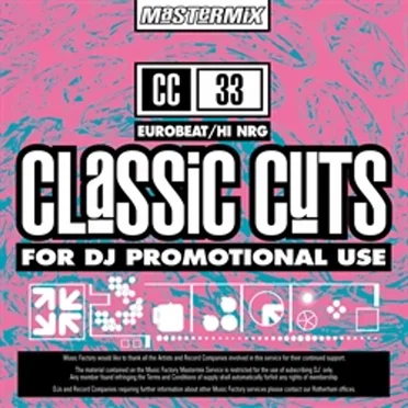Mastermix Classic Cuts 33: Eurobeat/Hi NRG by Various Artists - album cover