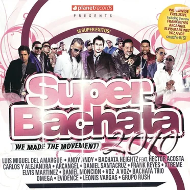 Super bachata 2010 by Various Artists - album cover