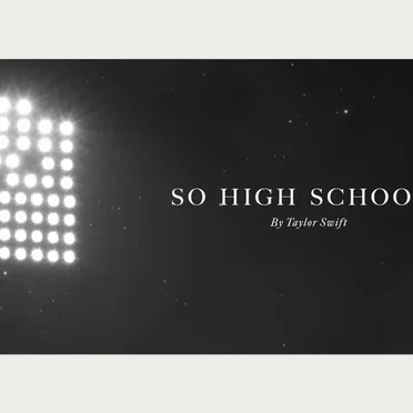 So High School by Taylor Swift - album cover