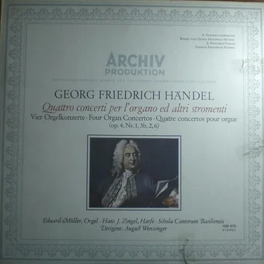 Quattro Concerti Per L'organo Ed Altri Stromenti