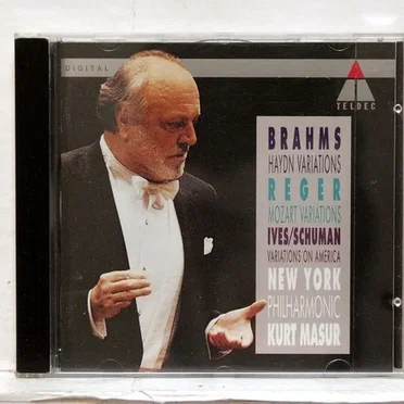 Brahms: Haydn Variations / Reger: Mozart Variations / Ives/Schuman: Variations on America