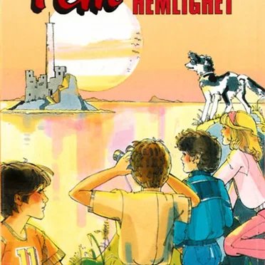 Fem räddar en hemlighet by Enid Blyton - album cover