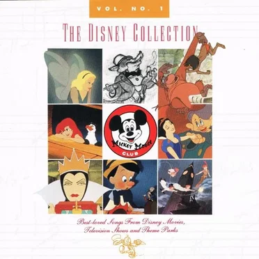 The Disney Collection, Vol. No. 1: Best‐Loved Songs from Disney Movies, Television, and Theme Parks by Various Artists - album cover