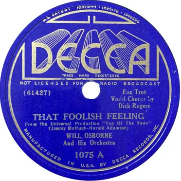That Foolish Feeling / Where Are You?