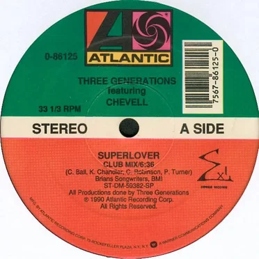 Superlover / Get It Off by Three Generations - album cover