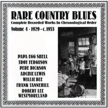 Rare Country Blues, Vol. 4 (1929-1953) by Various Artists - album cover
