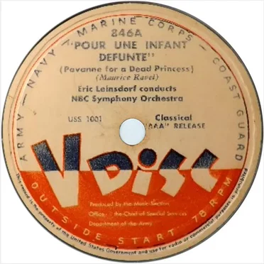 Pour une infant defunte (Pavanne for a Dead Princess) / Racetrack Gallop / Thunder and Lightning Polka by Various Artists - album cover