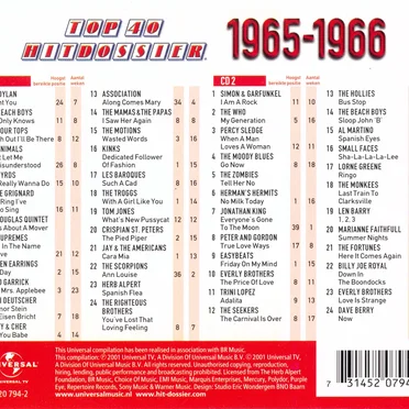 Top 40 Hitdossier 1965-1966 by Various Artists - album cover