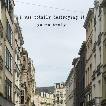 Yours Truly by I Was Totally Destroying It - album cover