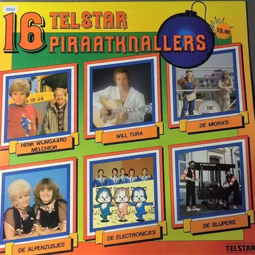 16 Telstar piraatknallers by Various Artists - album cover