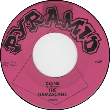Diane / Go 'Way Girl by The Damascans - album cover
