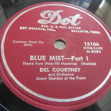 Blue Mist by Del Courtney and His Orchestra - album cover