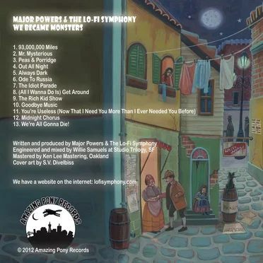 We Became Monsters by Major Powers & The Lo-Fi Symphony - album cover