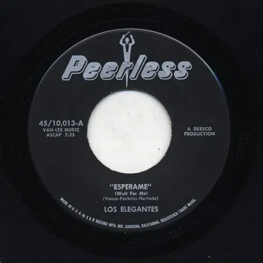 Espérame / Muñequita linda by Los Elegantes - album cover