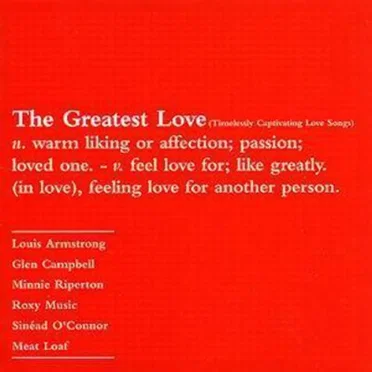 The Greatest Love by Various Artists - album cover