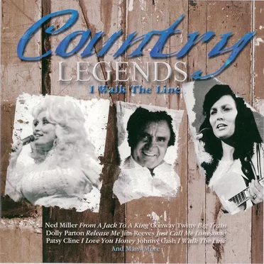 Country Legends: I Walk The Line by Various Artists - album cover