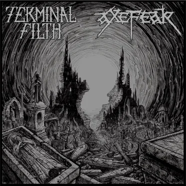 Terminal Filth/Axefear Split by Terminal Filth - album cover