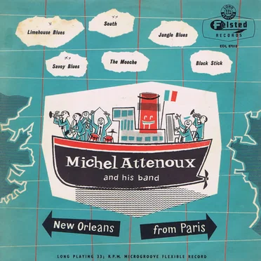 New Orleans From Paris by Michel Attenoux and his Band - album cover