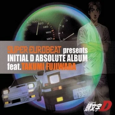 Super Eurobeat Presents Initial D Absolute Album feat. Takumi Fujiwara by Various Artists - album cover
