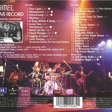 A Live Record