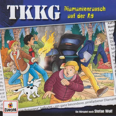 TKKG 214: Diamantenrausch auf der A9 by Stefan Wolf - album cover