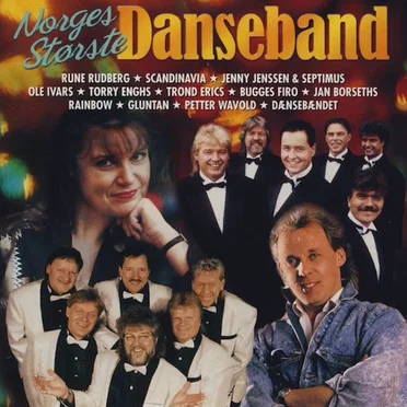 Norges største danseband by Various Artists - album cover