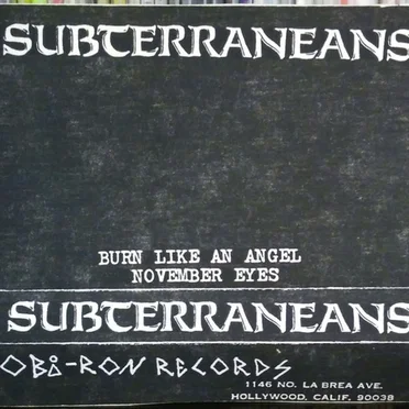 Burn Like an Angel by Subterraneans - album cover