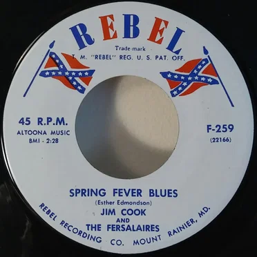 Spring Fever Blues / Reckon by Jim Cook & The Fersalaires - album cover