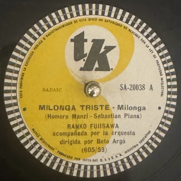 Milonga triste / Mama, yo quiero un novio