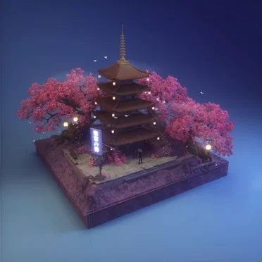 Cherry Blossom EP by A Samurai In Tokyo - album cover