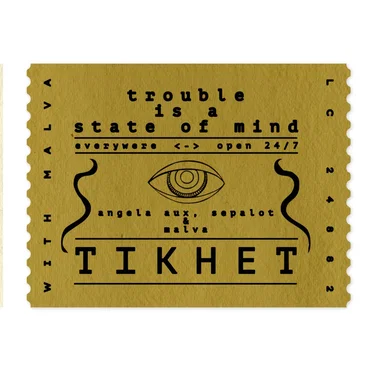 trouble is a state of mind by Tikhet - album cover