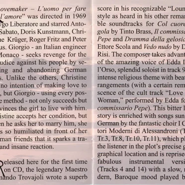 Lovemaker - L'Uomo Per Fare L'Amore