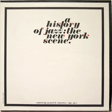 A History of Jazz: The New-York Scene by Various Artists - album cover