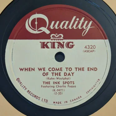 Someone's Rocking My Dream Boat / When You Come to the End of the Day